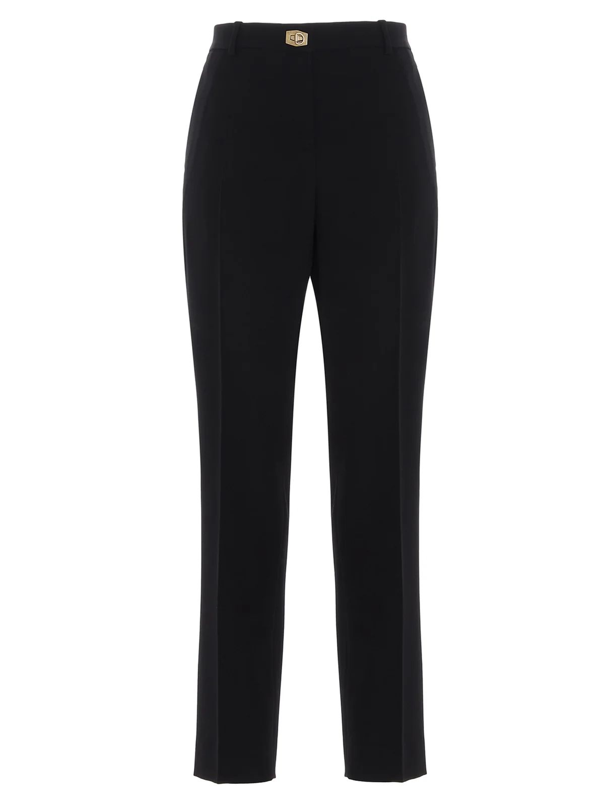 Givenchy Lock Detailed Cropped Trousers | Cettire Global