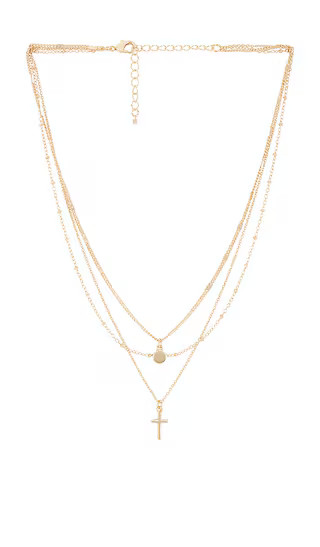 Emery Necklace in Gold | Revolve Clothing (Global)