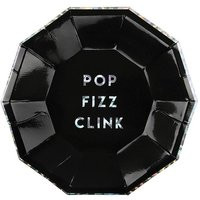 Meri New Years Plates. Nye Decor. Nye Tableware. Pop Fizz Clink Napkins. Celebration Napkins | Etsy (US)