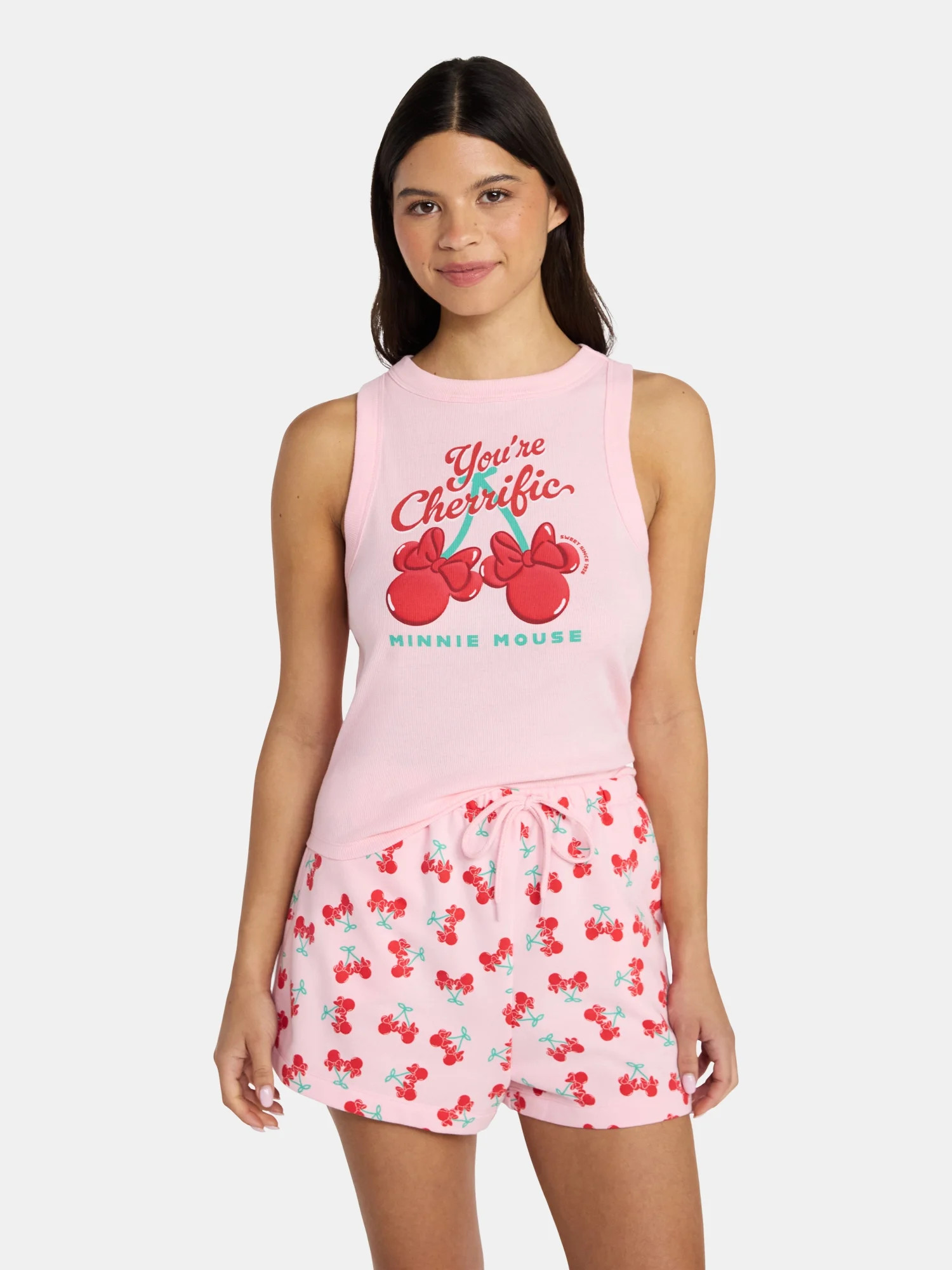 Disney Minnie Mouse Women's Graphic Tank Top and Shorts Set, 2-Piece, Sizes XXS-XXL | Walmart (US)