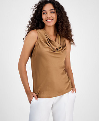 Women's Cowlneck Sleeveless Top | Macy's