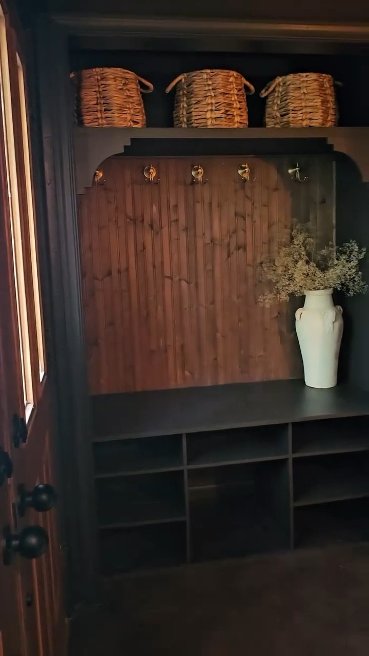 Where's the fun in building your husband a closet if you don't make it fancy? ✨💁‍♀️

when I took on this challenge , I had never used a circular saw before and yet somehow... I built this 🤯

Do not underestimate yourself, We are capable of so much, we just have to brave enough to try! 💗💪🔨

if you’ve been thinking about tackling some project at home yourself, and you want some inspiration, step-by-step tutorials or even just a friend to cheer you on, you’re in the right place! 

Hi, I’m Stacey, and I’m currently renovating my 60 year old fixer upper all by myself. So far I’ve transformed rooms, flipped furniture, I found on the side of the road, dabbled in some woodworking (hello custom closet) and cleared out an entire acre of wilderness. All of this I did with zero prior experience so trust me when I say "if I can do it, you can absolutely do it too!" 🫶

............................................................................

💗 Tap the follow button to join this little group of daydreamers. Let’s transform our homes together 🫶

🔨 Join me in stories for all the real-time fun

🛒 Looking for DIY or decor links? I try to link everything I can in my LTK (Link in Bio)

❔️ Have a question? Your voice is wanted here. Ask away 🫶

@dawn.of.a.daydream
DIY | HOME | RENO

.............................................................................

#DIYDaydream #DIYhomereno #Femalediyer #Budgethomeimprovement #DIYinteriordesign #easyhomeupdates #diyrenovation #diyhome #diygirlies #homemakeover #moodyrooms #entrywayinspo 

Diy home renovation | home improvement projects on a budget | girlies that diy | diy hacks and home decor | interior design | brass effect | closet upgrade |rub n buff magic | home makeover | first time renovayor with no experience | creating a home | diy journey | female diyer | room transformations | weekend projects | women supporting women | diy motivation | furnitire flip | home design | boujie on a budget | affordable home updates | reno journey | entry inspiration | transitional design | learn to use power tools | DIY for beginners | moody rooms | all black color drench | custom closet | wood build