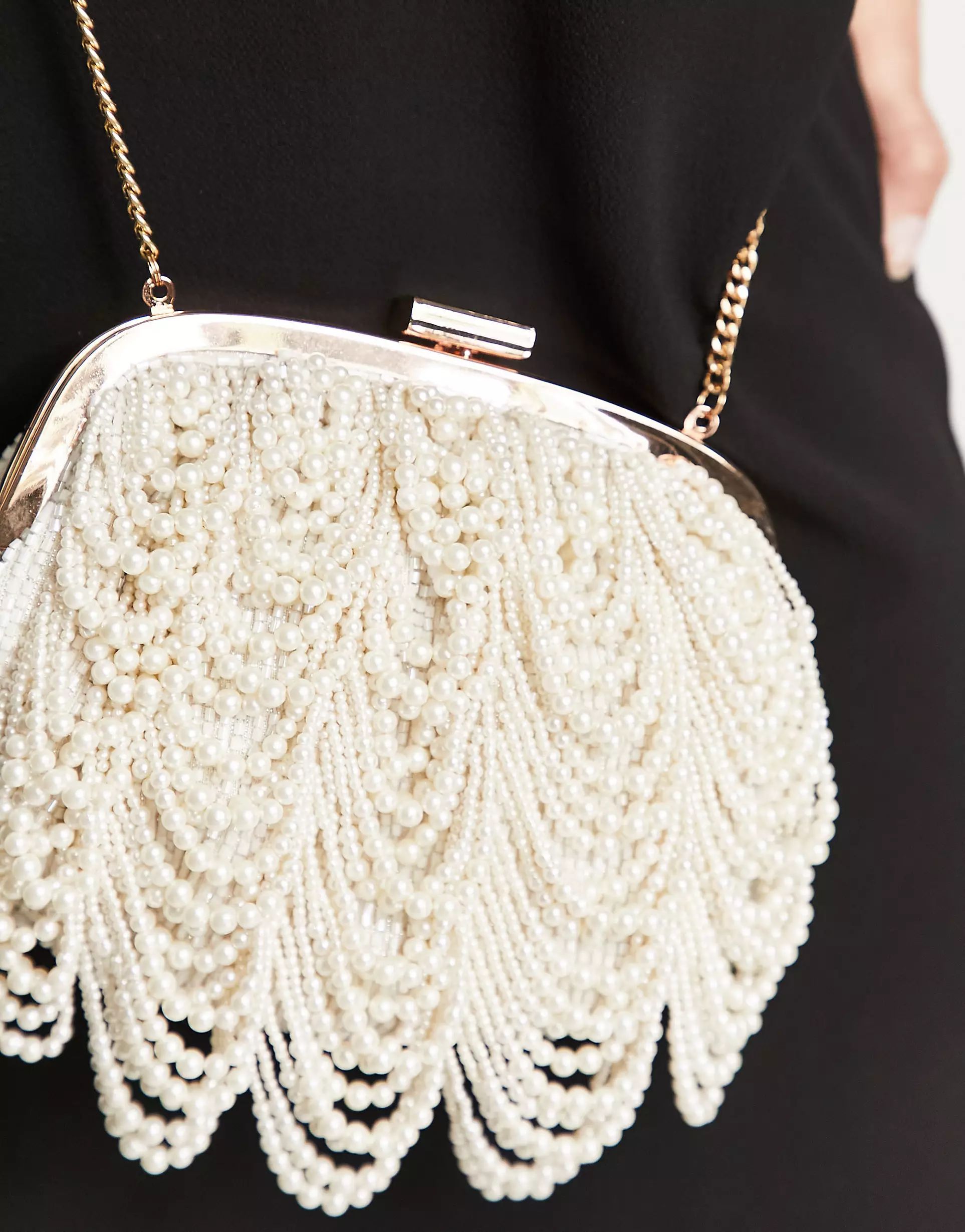 Accessorize occasion cross-body bag in faux pearl design | ASOS (Global)