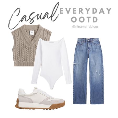 Jeans
Bodysuit 
Casual outfit 

#LTKstyletip #LTKfindsunder50 #LTKfindsunder100