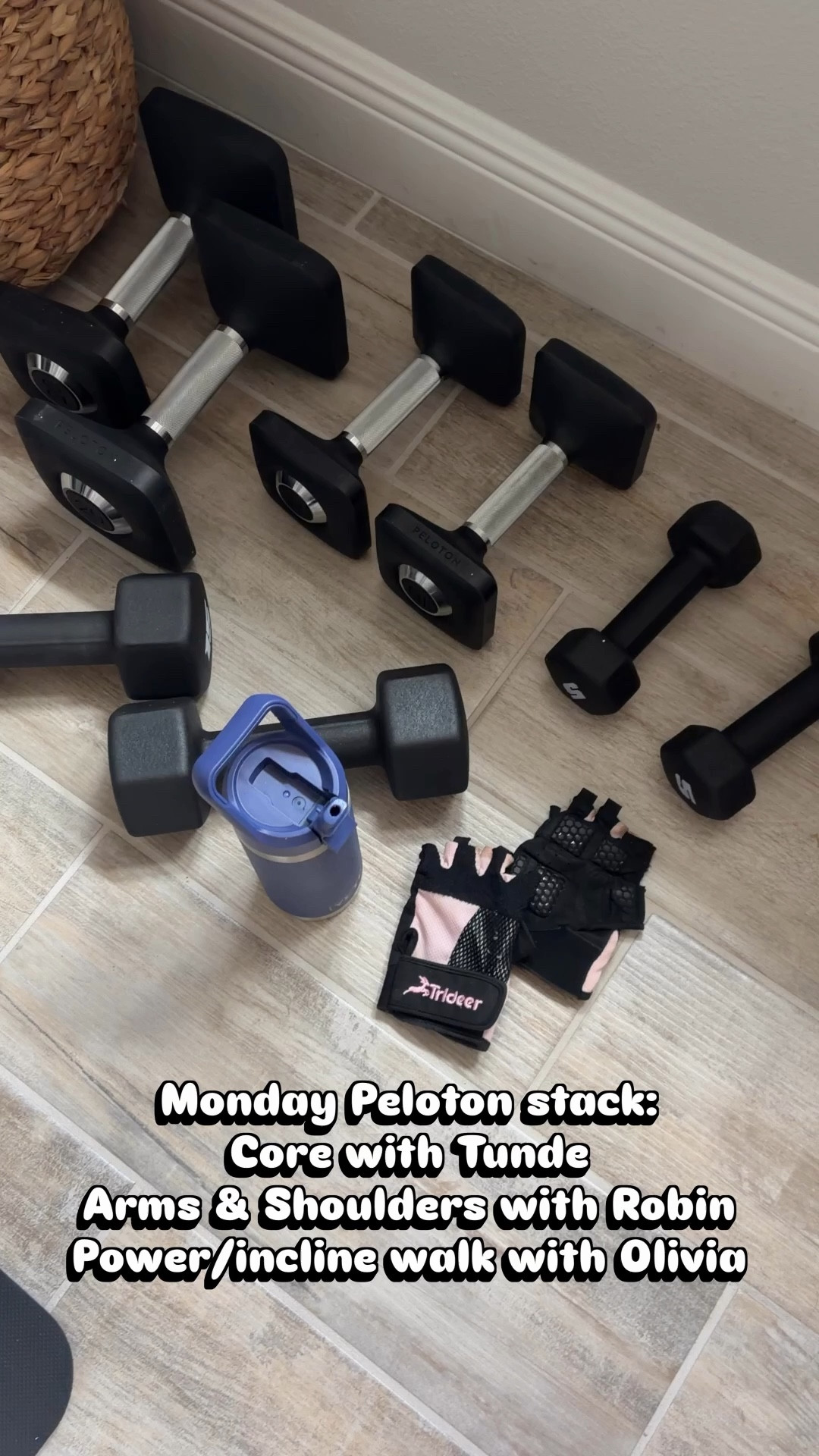 Kicking Monday off right 💪

Today’s workout stack:

• 10 min core with Tunde
• 10 min arms & shoulders with Robin
• Power walk with Olivia (did it as an incline walk 🔥)

Quick, effective, and done.

Wearing my Alo Airbrush set in Pink Wild Rose (size small) with my white Alo runners — such a good set for both strength and walking.

Just trying to stay consistent and feel good heading into the week… that’s the goal these days.

And if you watched closely 👀 I rotated the vinyls mid workout so there are 2 sets to spot today 🎶

Everything linked in my LTK.

#LTKActive
#PelotonWorkout
#WorkoutRoutine
#Over50Fitness
#GenXStyle
#LTKStyle


#LTKdayinmylife #LTKfitnessgoals #LTKOver40