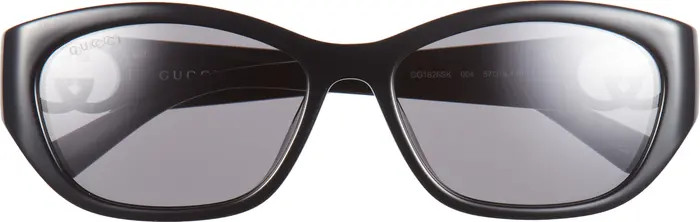 57mm Rectangular Sunglasses | Nordstrom