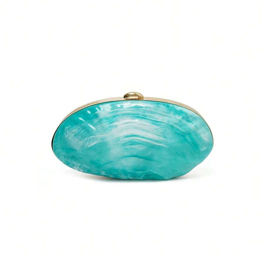 2025 New Fashion Acrylic Women's Evening Bag, Party Metal Clip Handbag, Shoulder Bag, Crossbody B... | SHEIN