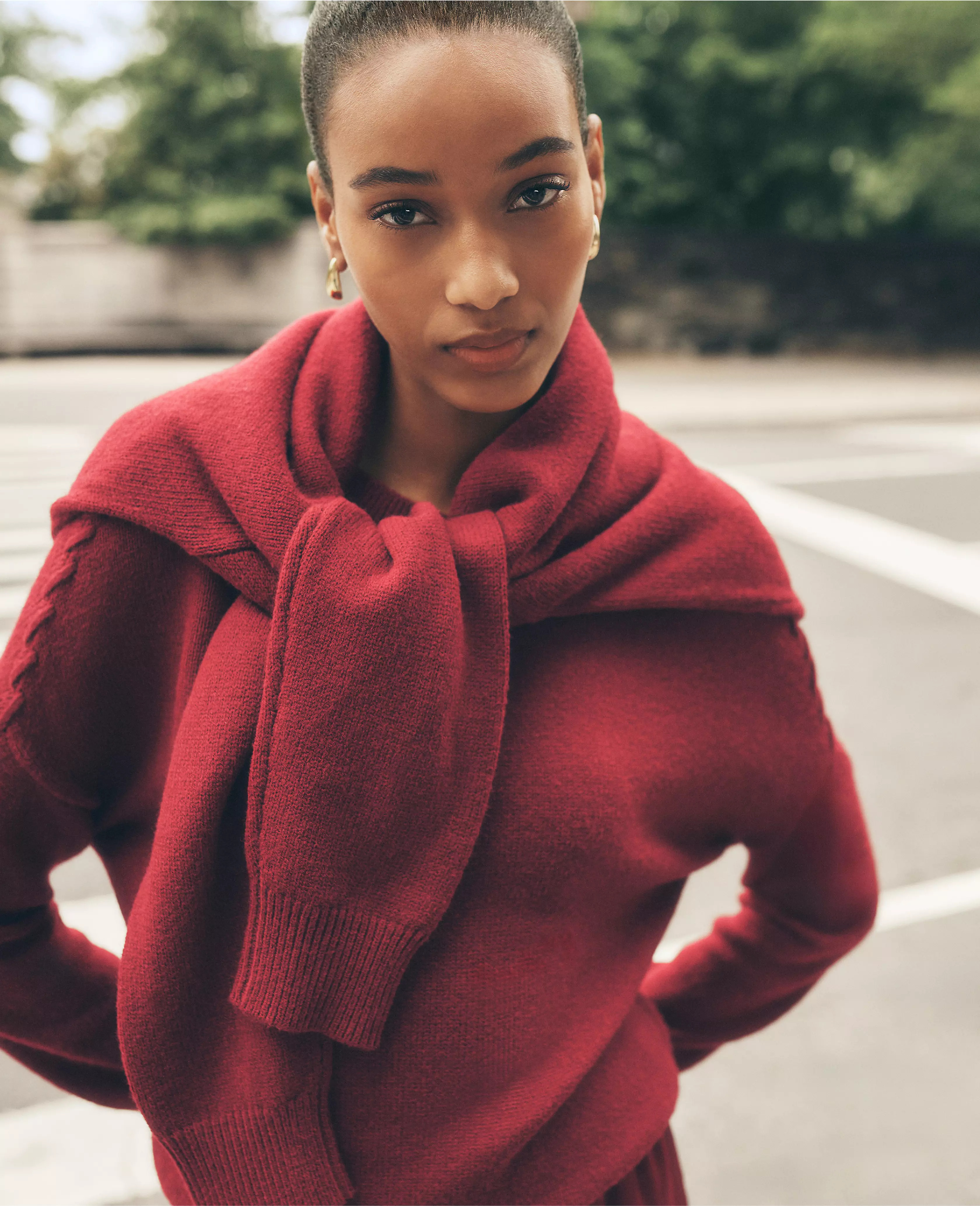 Whipstitch Sweater | Ann Taylor