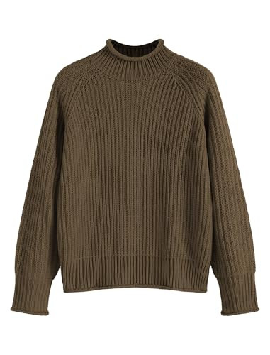 ZAFUL Turtleneck Sweater for Women Fall Sweaters Long Sleeves Knit Sweater Pullover Chunky Sweate... | Amazon (US)