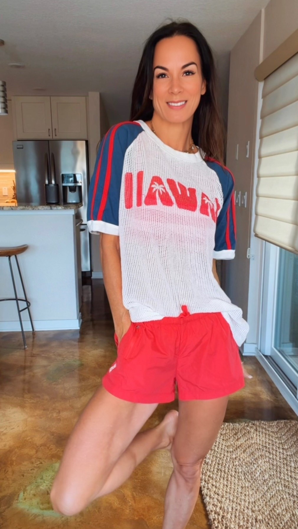 Proof that workout clothes can be the cutest thing in your closet. ❤️🏃🏼‍♀️

Bright colors? ✔️
Comfy enough to live in? ✔️
Cute enough to wear long after the workout? Absolutely.

I’m obsessed with these new FP Movement pieces. The pop of red, the striped bra, and the oversized mesh tee are giving sporty girl summer… and I’m here for every second of it. ❤️

Now excuse me while I pretend I’m headed to the gym… but somehow end up grabbing an iced coffee instead. 😏

#FPMovement #SportyStyle #WorkoutStyle #NicoleColeeStyle #SummerFitnessFashion

#LTKdayinmylife #LTKootd #LTKActive