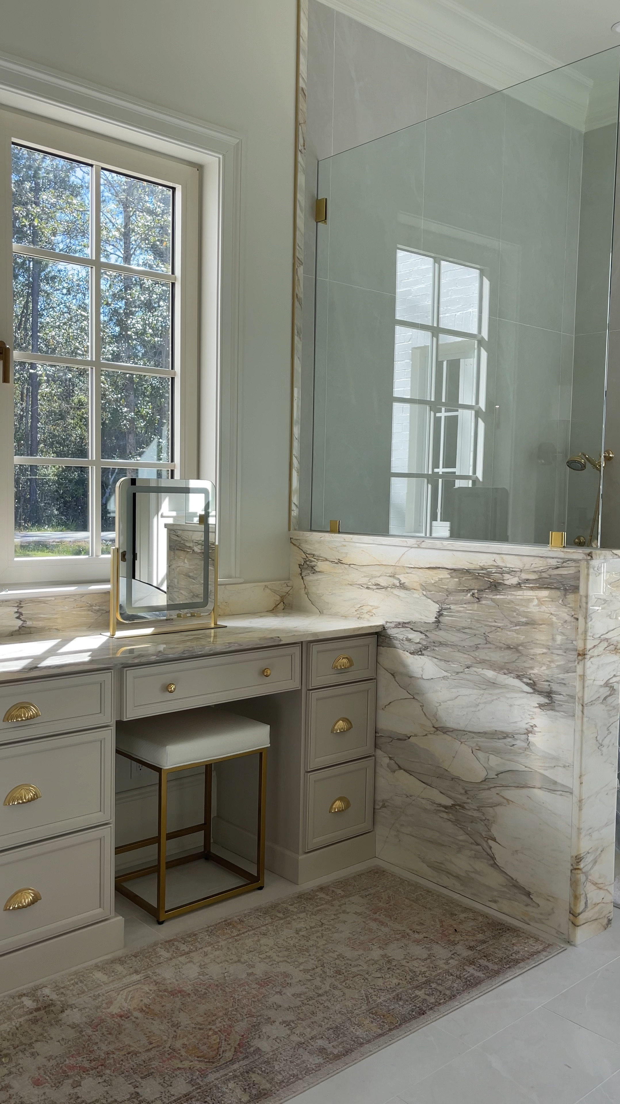 Linking my vanity mirrors & counter height stool! #amazonfinds #bathroom #vanity 

#LTKFindsUnder100 #LTKHome #LTKVideo