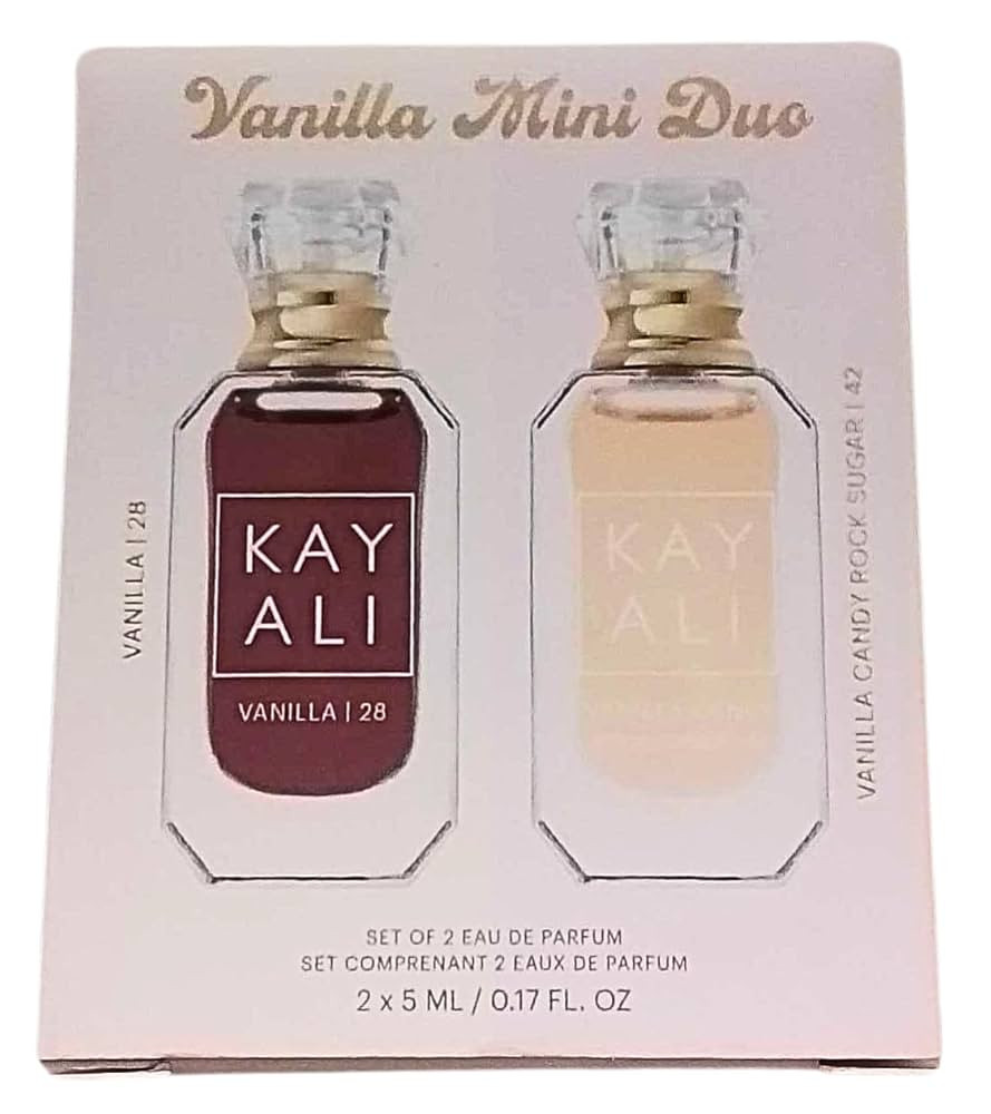 KAYALI Mini Vanilla Perfume Duo Set 2 X 5 ml (Vanilla Candy Rock Sugar 42 Eau de Parfum and Vanil... | Amazon (US)