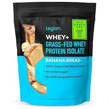 LEGION Whey+ Protein whey Isolate from Grass Fed Cows - Whey Protein Isolate Powder Low Calorie, ... | Amazon (US)