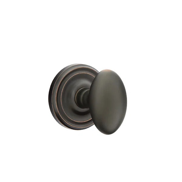 Privacy Egg Knob with Regular Rose | Wayfair North America