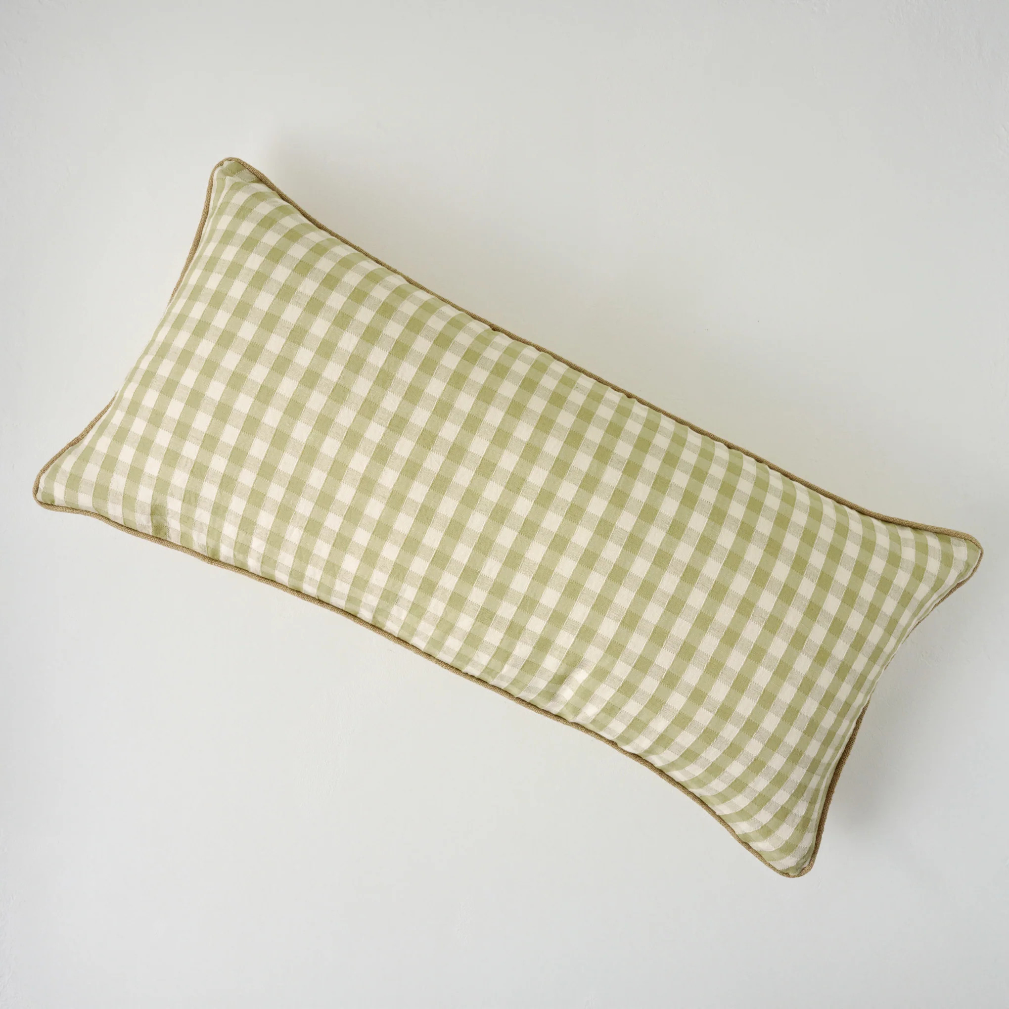 Maxine Gingham Large Lumbar Pillow | Magnolia