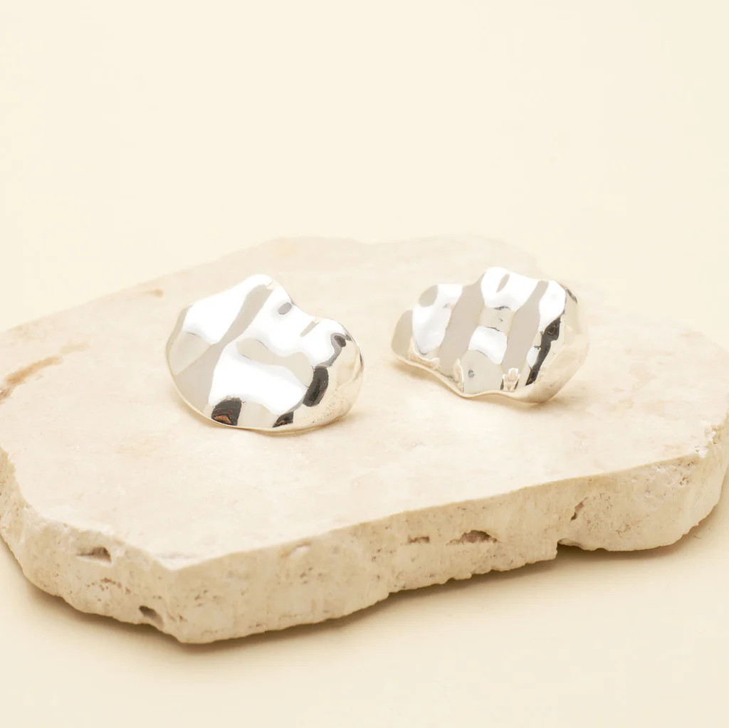 Vestry Studs Silver | Mignonne Gavigan