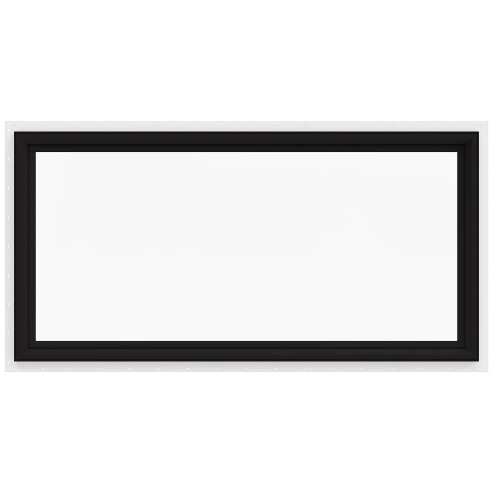 JELD-WEN V-2500 47-1/2-in x 23-1/2-in Black Rectangle Picture Window | LOWOLJW234800024 | Lowe's