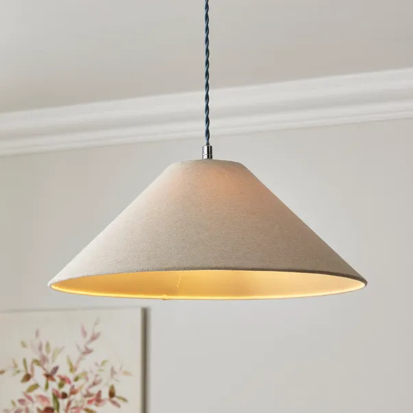 Churchgate Ashby Conical Extreme Empire Lamp Shade | Dunelm