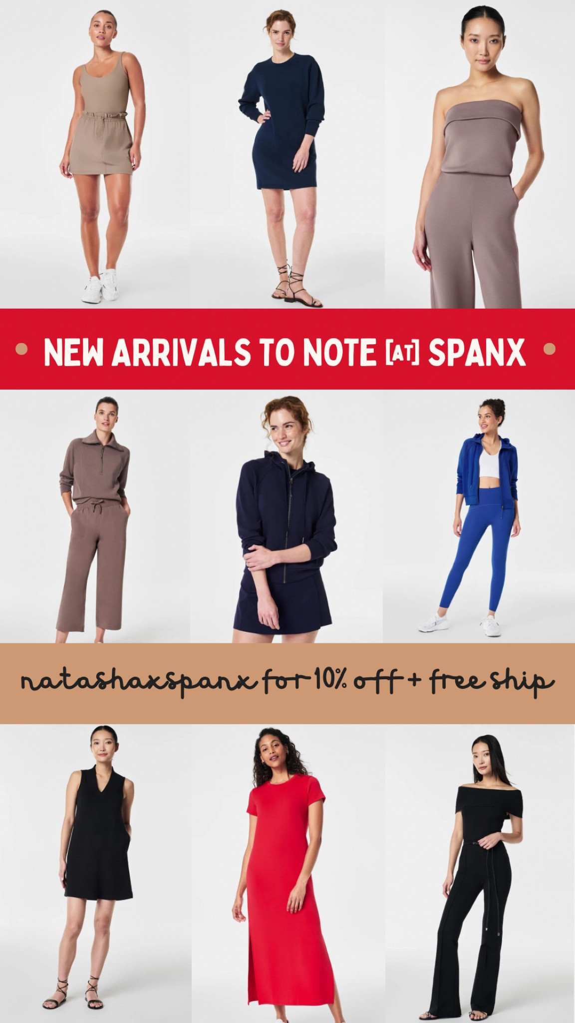 new styles from spanx for early fall transition style // use code NATASHAXSPANX for 10% off and free shipping = 

#LTKOver40 #LTKSeasonal #LTKStyleTip