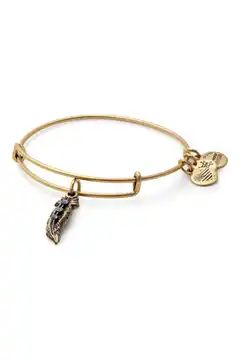Feather Adjustable Wire Bangle | Nordstrom