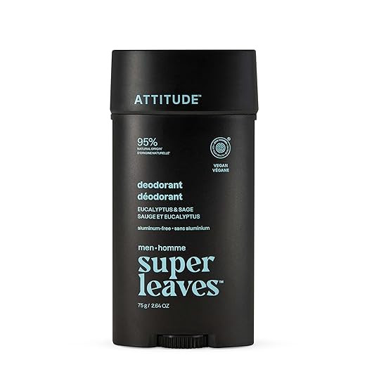 ATTITUDE Aluminum-Free Deodorant for Men, 95% Natural Origin Ingredients, EWG Verified, Plant Bas... | Amazon (US)