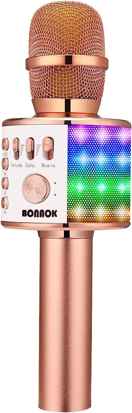 BONAOK Fun Toys for 3-16 Years Old Girls, Karaoke Microphone for Kids Christmas Birthday Gifts, 4... | Amazon (US)