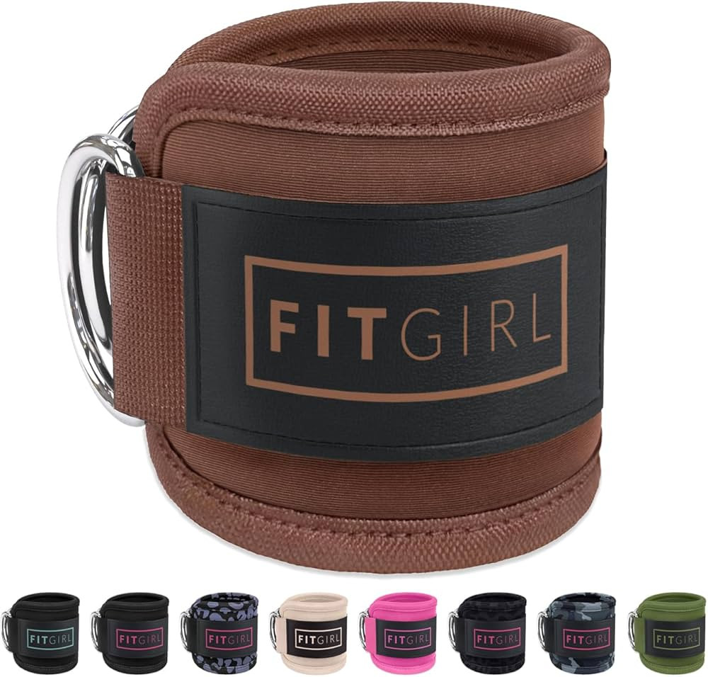 FITGIRL - Ankle Strap for Cable Machines and Resistance Bands, Work Out Cuff Attachment for Home ... | Amazon (US)