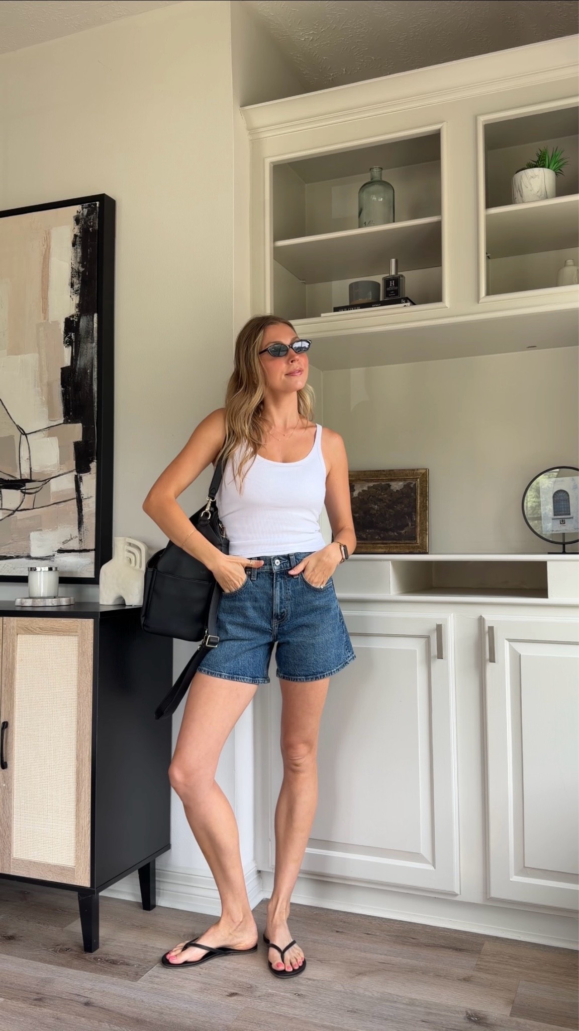 Fave bra tank!! Size S in tank and 26 in shorts!

#LTKootd #LTKmomlife