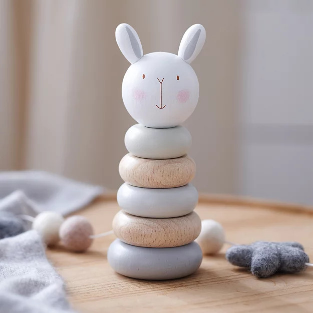 Wooden Stacking Bunny | The White Company (UK)