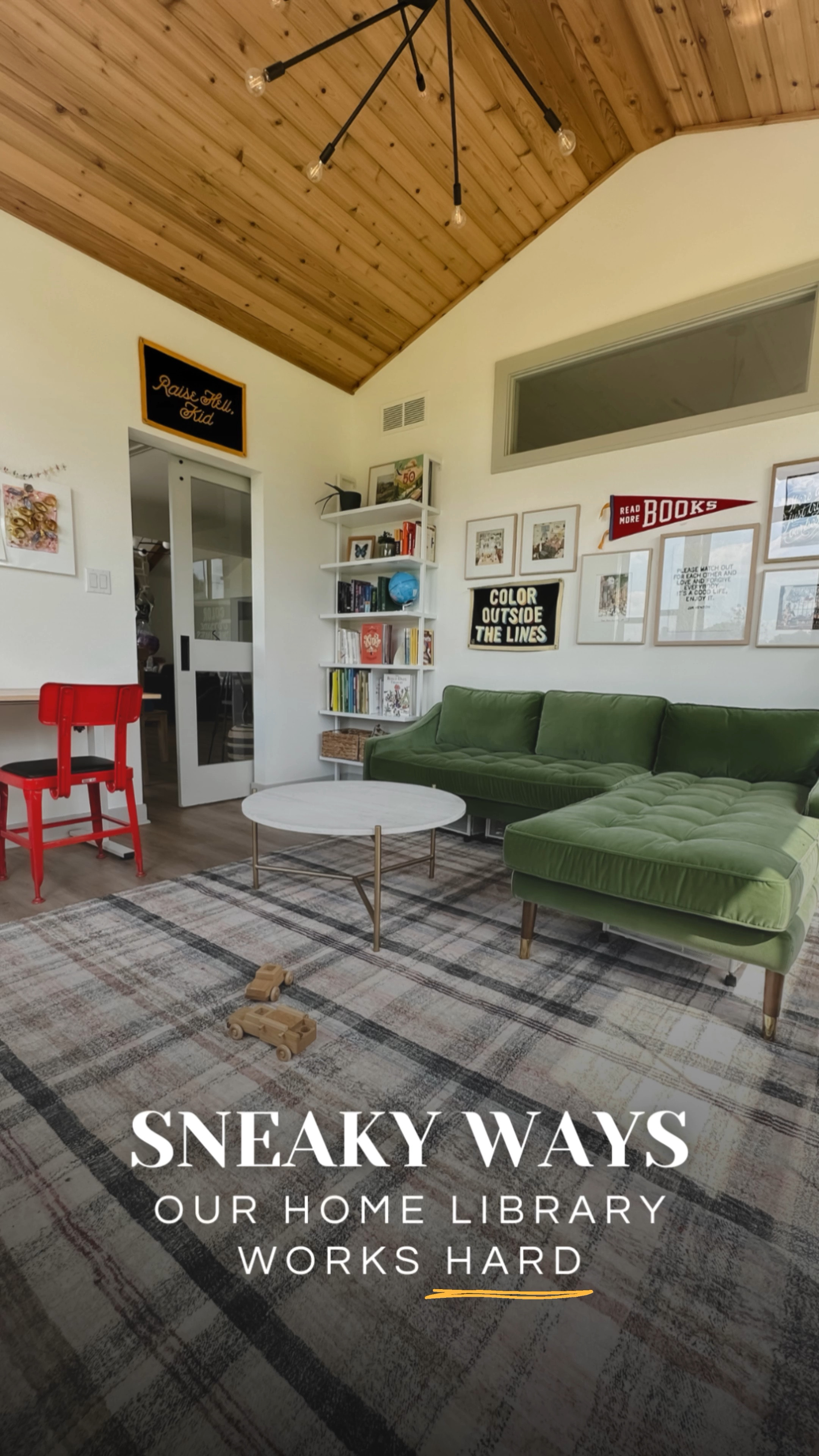 Essentials for our multi-functioning playroom / home library / office space: 

✅ Art frames were that help corral and display the piles and piles of kid artwork

✅ A motorized sit & stand desk base – such an easy DIY to create a custom sized desk!

✅ Under sofa toy storage bins on wheels 

✅ Fun rug that does a miraculous job of disguising the inevitable stains that are unavoidable in creative kid spaces

– All from Wayfair!

#wayfairpartner #Wayfair @wayfair 

#LTKKids #LTKHome #LTKFamily