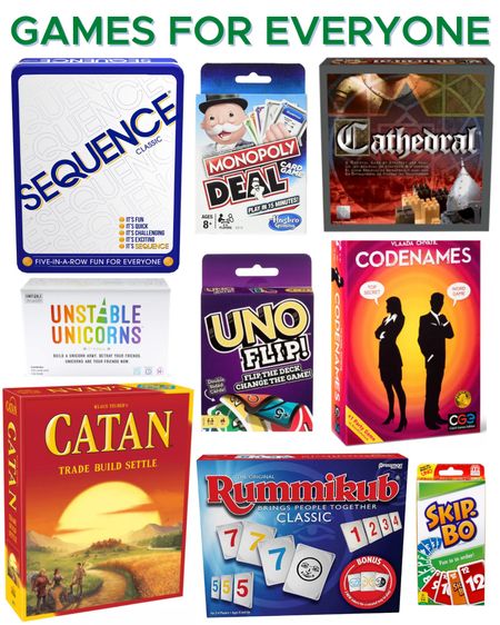 Gift ideas for everyone game night family games, two person games, couples games

#LTKfamily #LTKGiftGuide