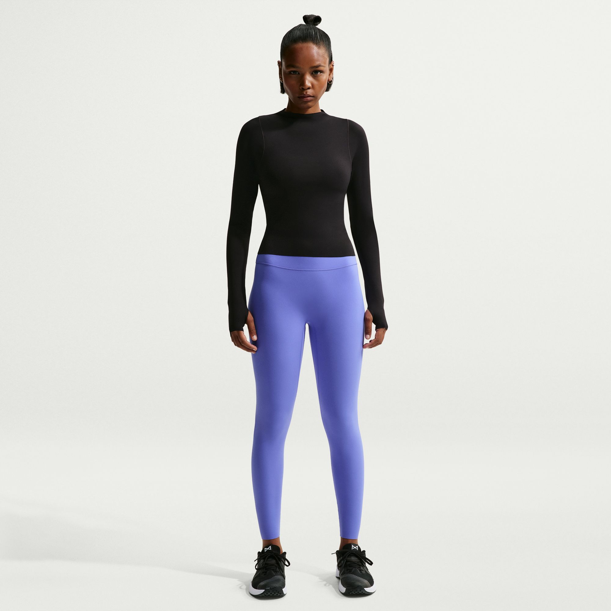 Nike Women's Zenvy High-Waisted 7/8 Leggings with No Front Seam, Large, Sapphire | DICK'S Sporting Goods