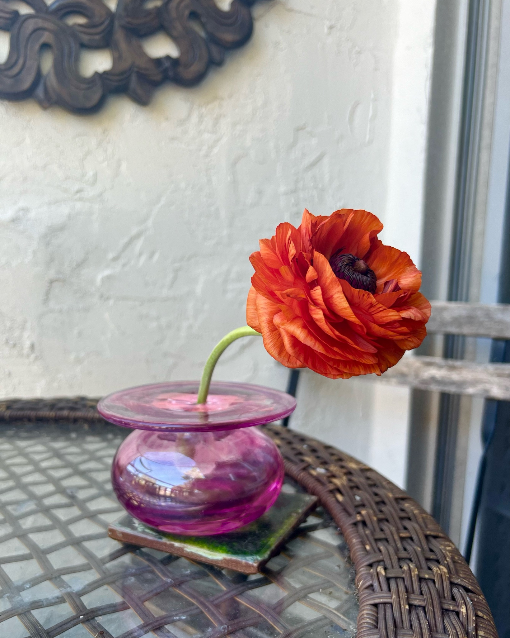 Anthropologie bud vases allow for so much creativity with florals. 🌸 I just used plain clear tape to create a grid that allows support for my top-heavy ranunculus. Lots of bud vases on sale currently at Anthro. 🩷

#LTKhome #LTKfindsunder50 #LTKsalealert