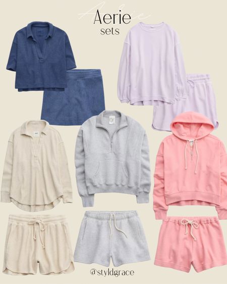 Aerie sets 🤍

Spring set, matching sets, athleisure sets, spring outfit, mom style, mama outfit 

#LTKfindsunder50