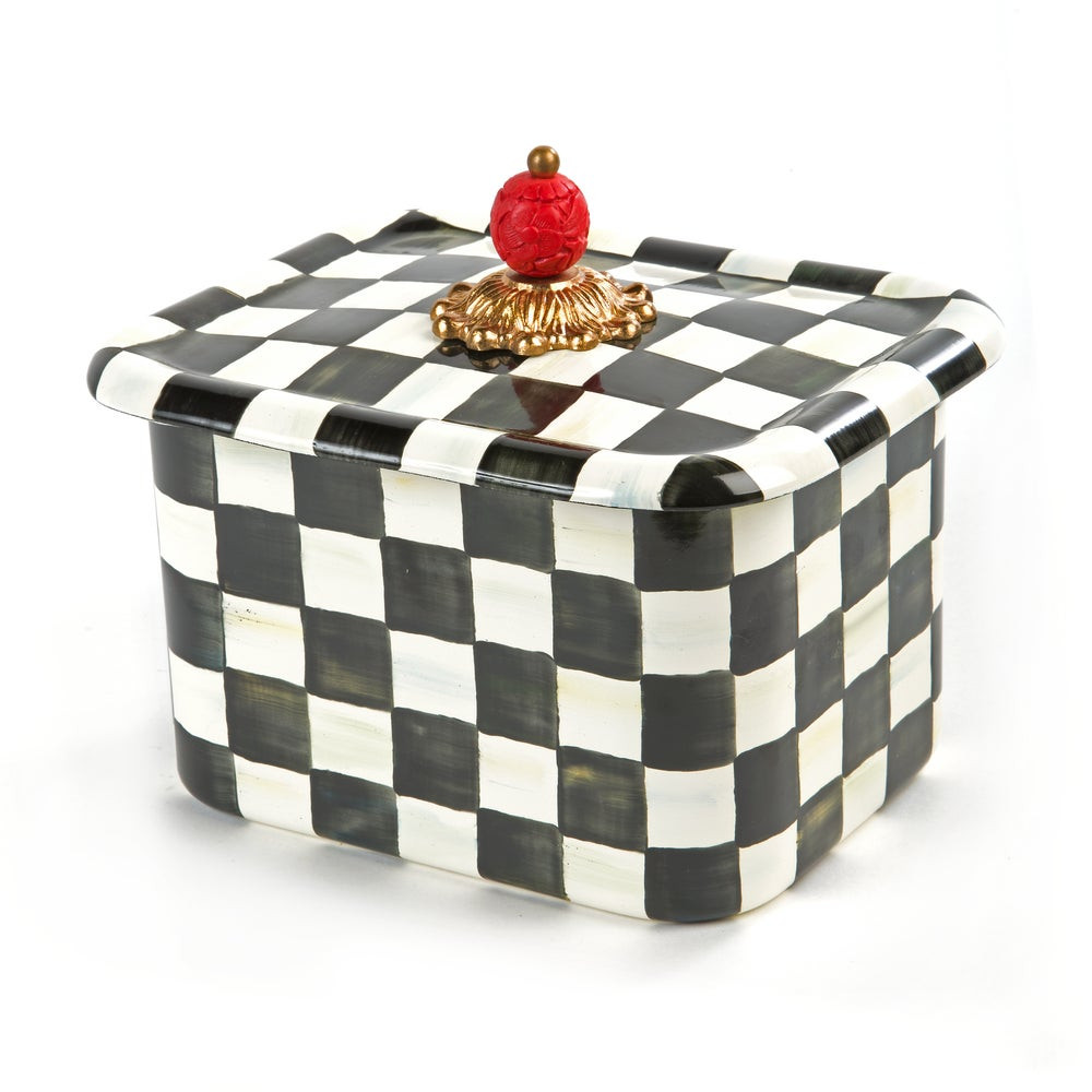 Courtly Check Recipe Box | MacKenzie-Childs