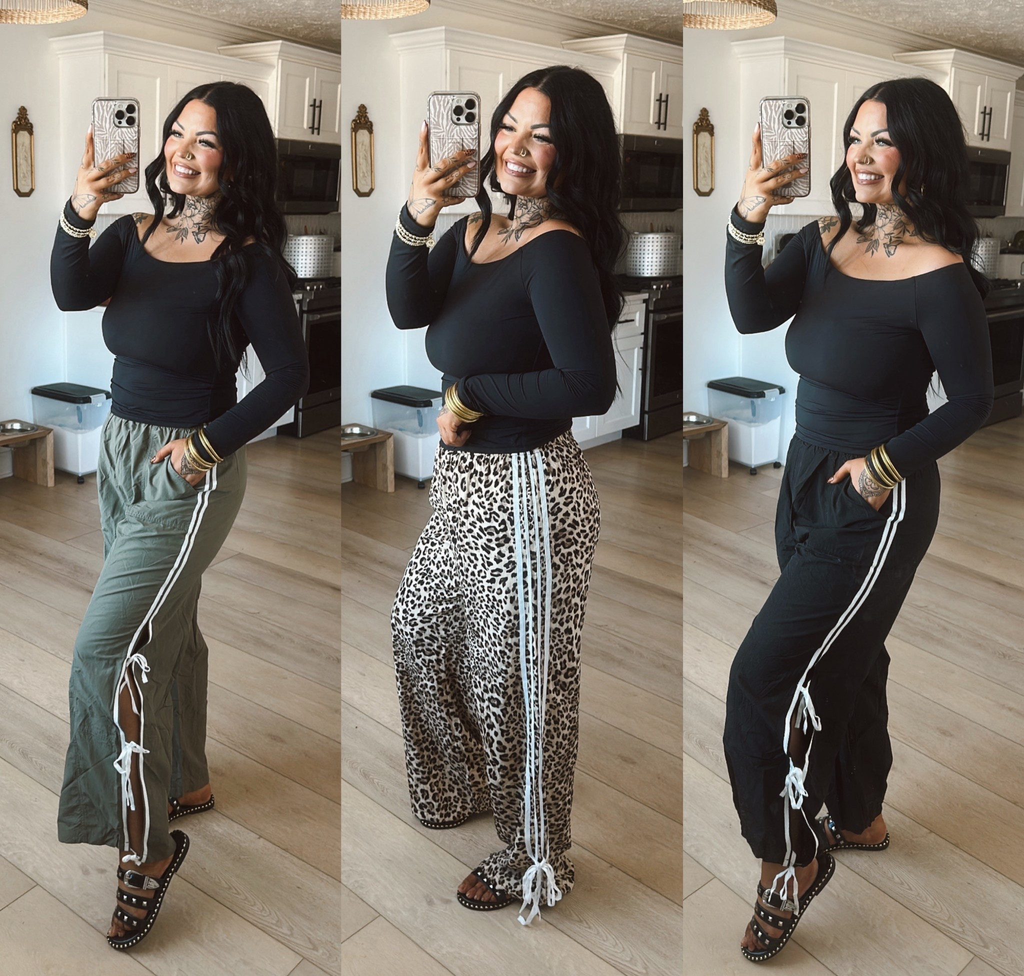 Wearing size Large in everything! 🖤

#LTKMidsize #LTKSaleAlert #LTKgrwm