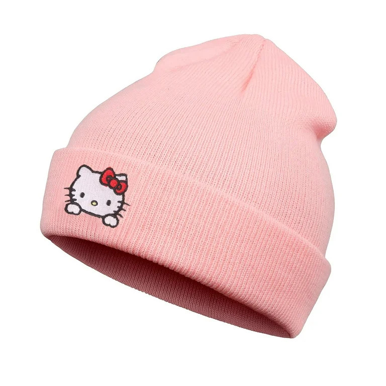 Cute Cartoon Beanie - Soft Knit Winter Hat, Women Slouchy and Warm Ski Cap for Women | Walmart (US)