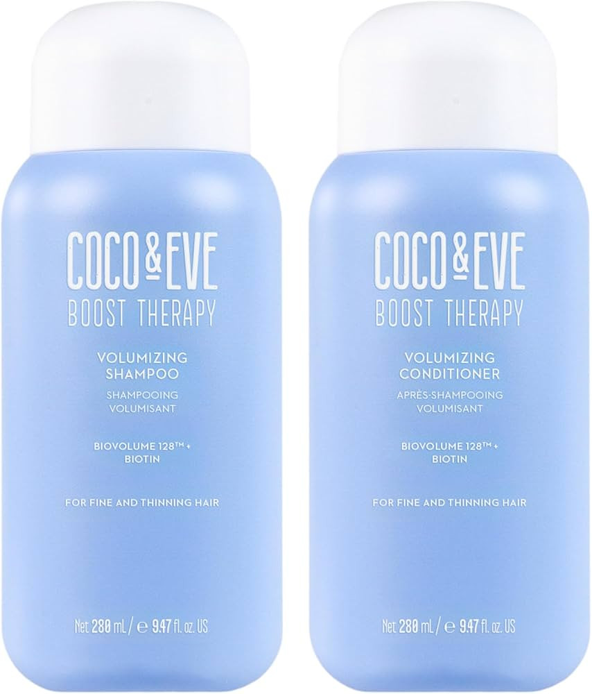 Coco & Eve Boost Therapy Hair Volumizing Shampoo & Conditioner Bundle Set. With Biotin to Target ... | Amazon (US)