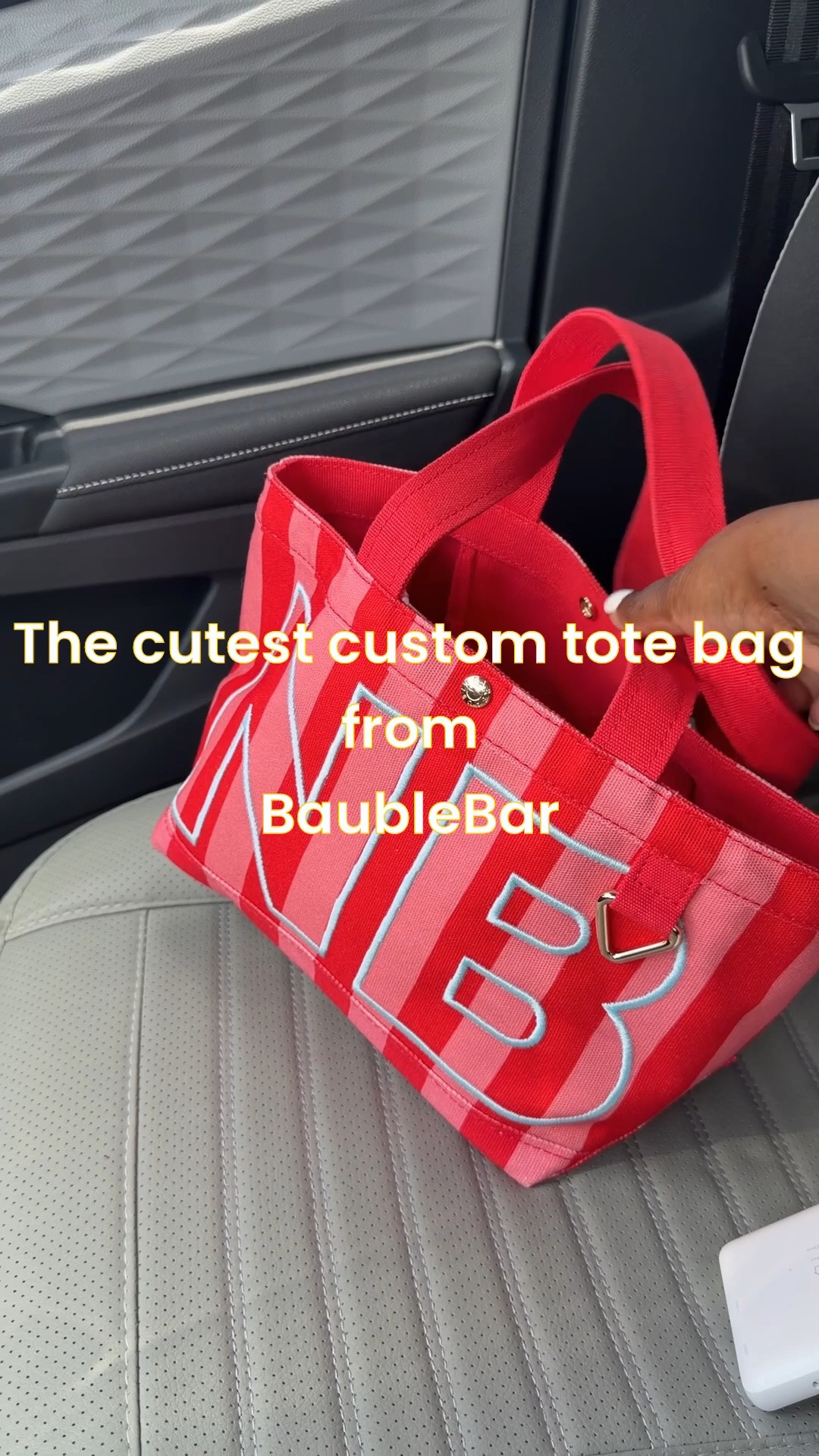 Absolutely love my mini custom tote bag from BaubleBar!! Holds so much!! 💖💖💖💖

#LTKgrwm #LTKTravel #LTKKids