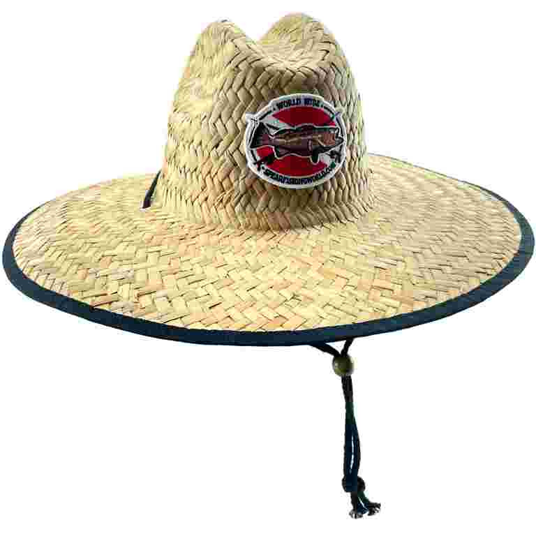 Spearfishing World Straw Sun Hat 100% Natural Fiber Lifeguard Style | Walmart (US)