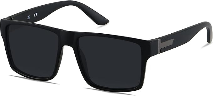 LYZOIT Square Sunglasses for Men Women Polarized Oversized Big UV Protection Rectangle Shades | Amazon (US)