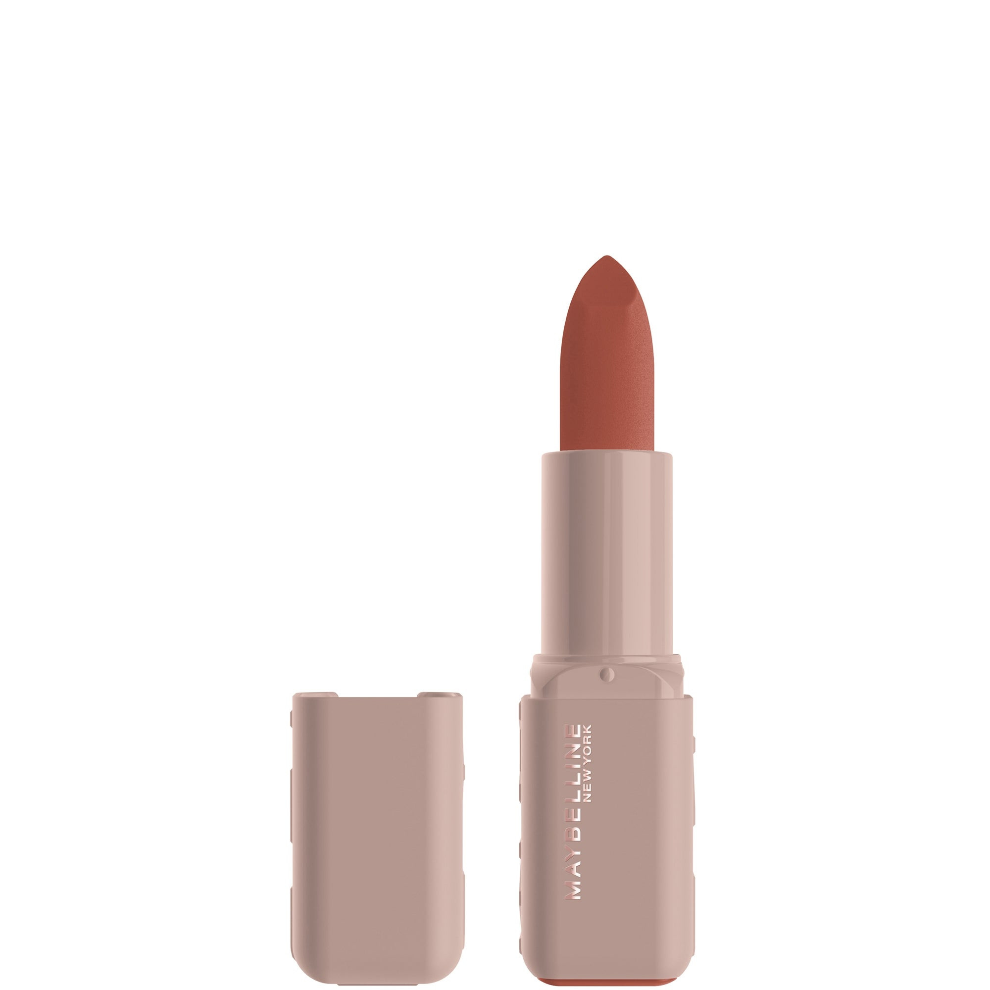 MAYBELLINE NEW YORK SERUM BULLET LIPSTICK, 8H PLUMPING MOISTURE, OIL BLEND & HYALURONIC ACID, MATTE FORMULA, SHADE: CROP TOP, 001 | Look Fantastic (UK)