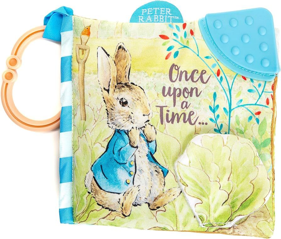 KIDS PREFERRED Peter Rabbit Soft Book with toy, Teether and Crinkle, 5 Inches | Amazon (US)