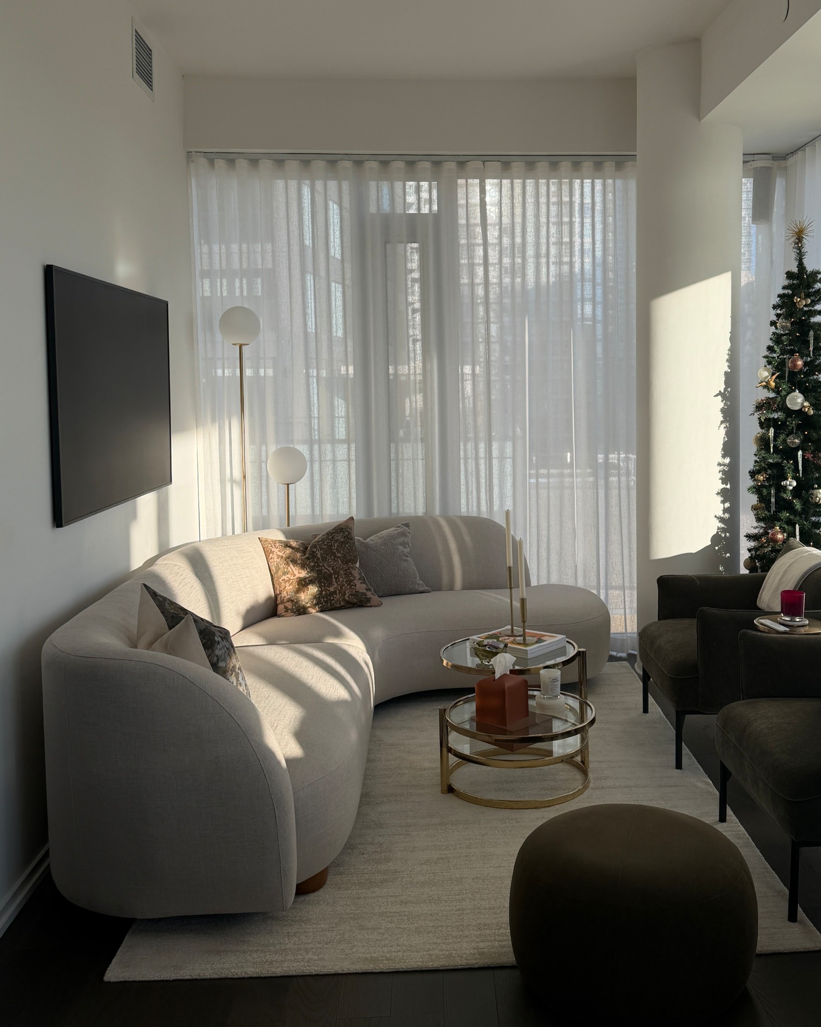 living room couch & chair