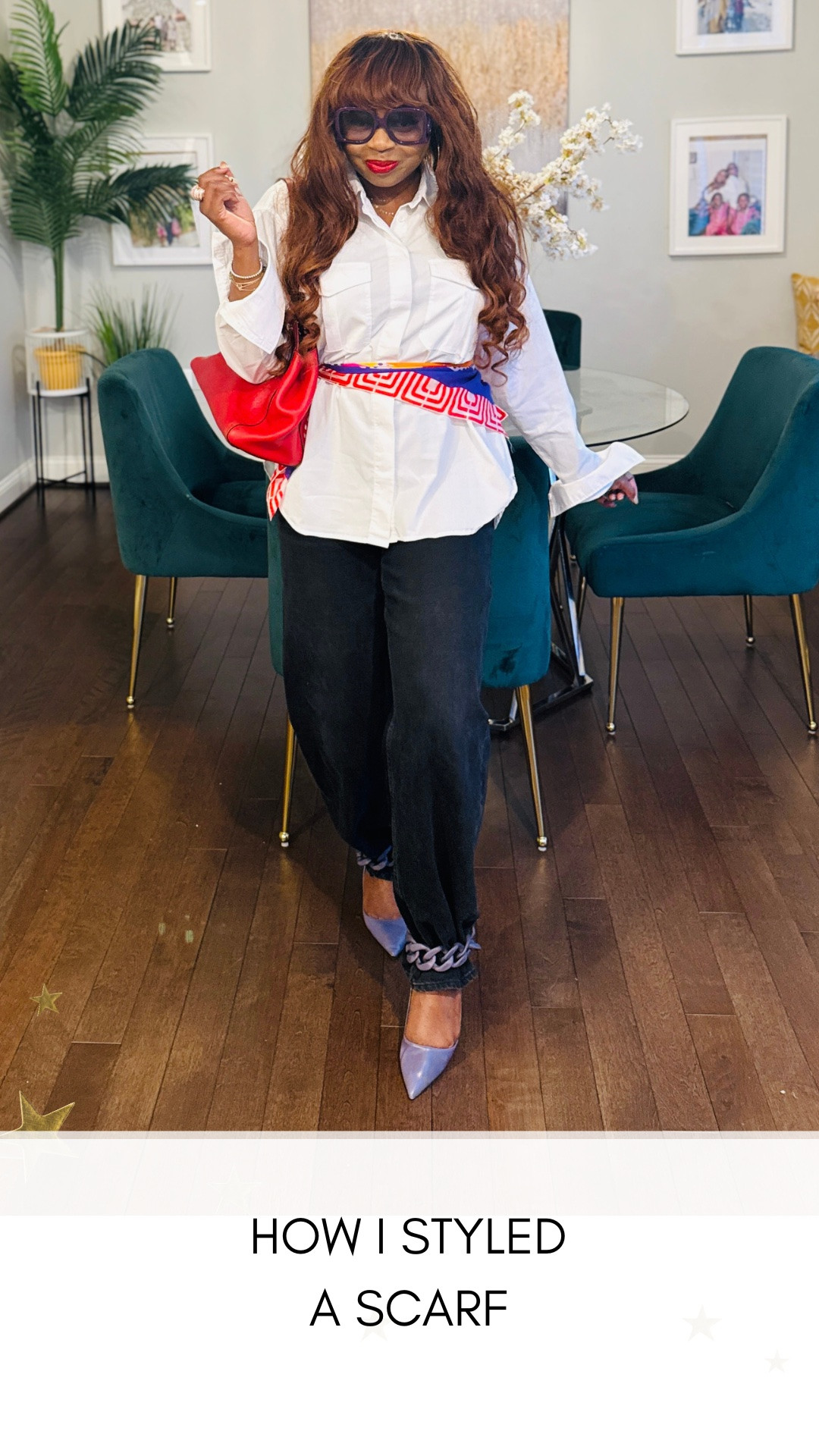 Cute business casual workwear idea featuring a scarf ❤️🤍💜❤️

#LTKgrwm #LTKootd #LTKmorningroutine