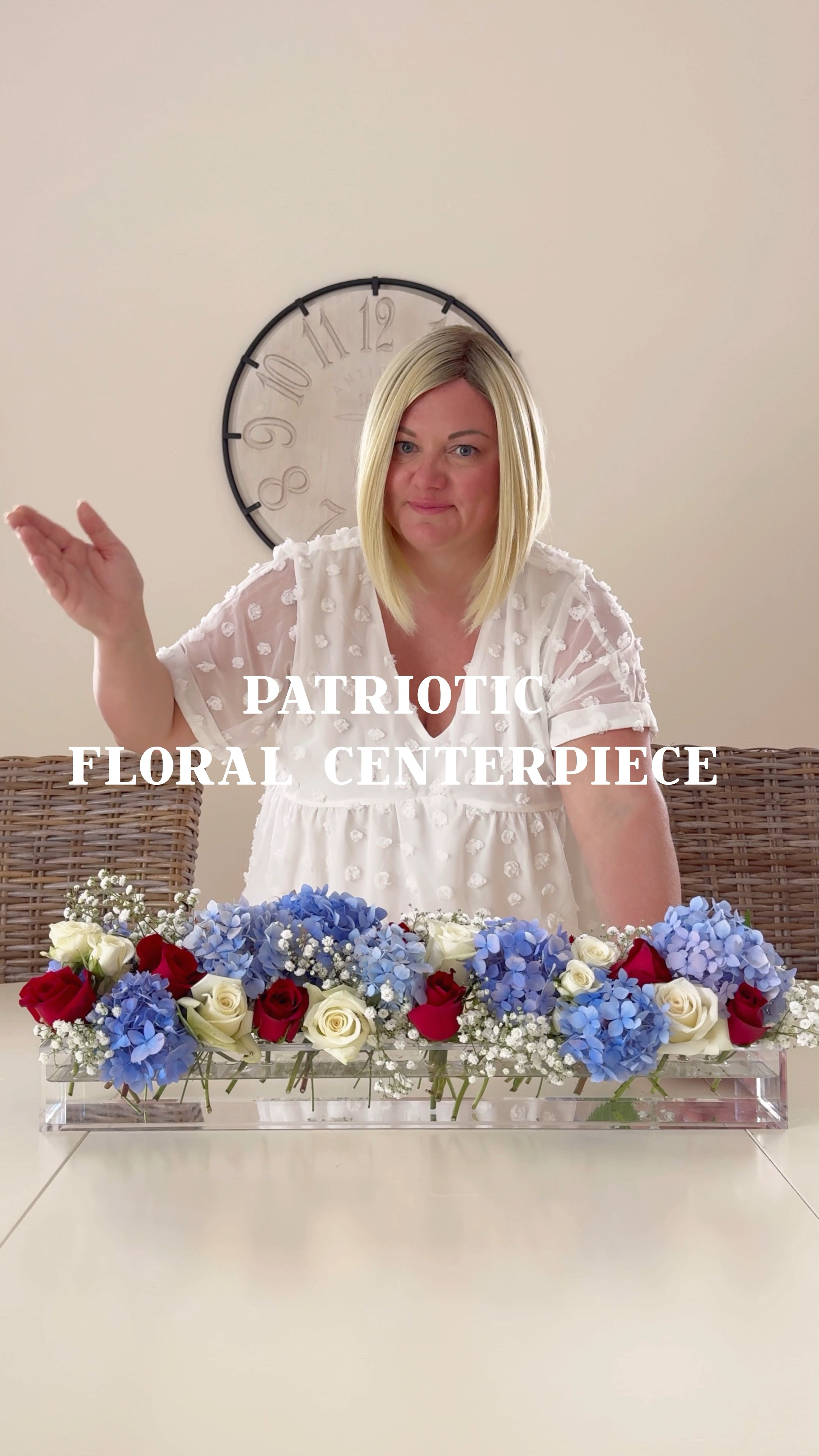 Patriotic Floral Centerpiece in the Viral Amazon Acrylic Vase 

I’ll be using this vase for every holiday and dinner party!

#july4th #fourthofjuly #centerpiece #viral #vase #patriotic #amazon #amazonfind #florals #party #homedecor 

#foueth

#LTKHome #LTKSeasonal #LTKFindsUnder50