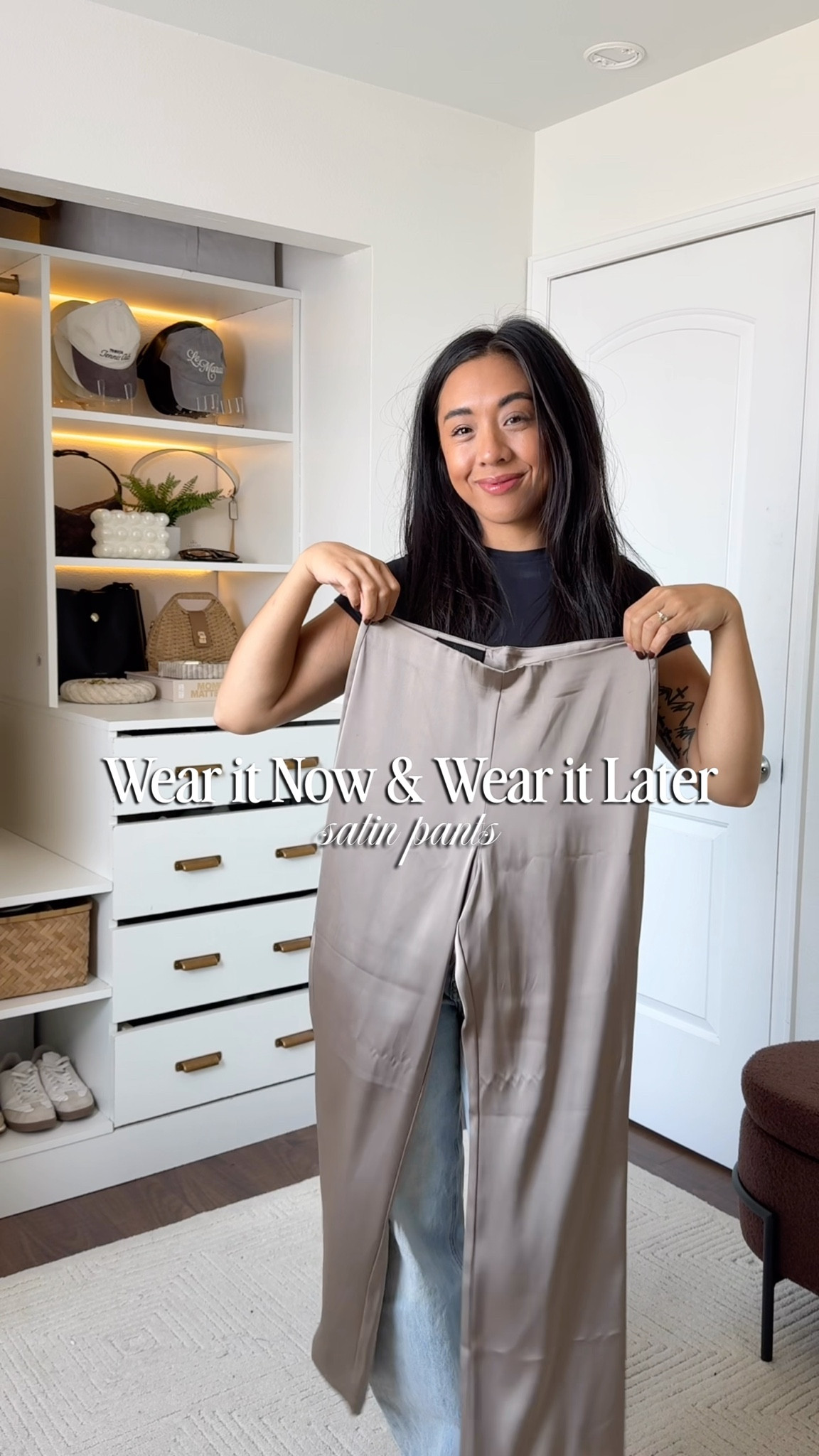 How to style satin pants now and for your next fall outfit 🤎🍂

#LTKFindsUnder100 #LTKSeasonal #LTKStyleTip