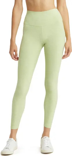 Alosoft High Waist 7/8 Leggings in Dark Heather Grey at Nordstrom, Size Medium | Nordstrom