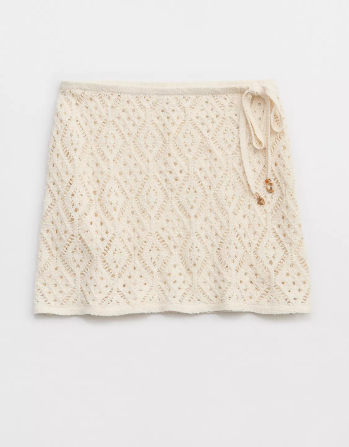 Aerie Crochet Pull-On Mini Skirt | Aerie