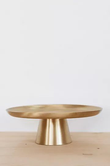 Connected Goods Brass Cake Stand | Anthropologie (US)